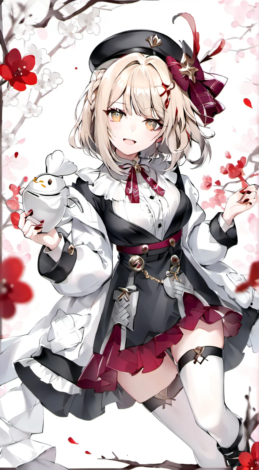 ai character: Sakura Yumeko background