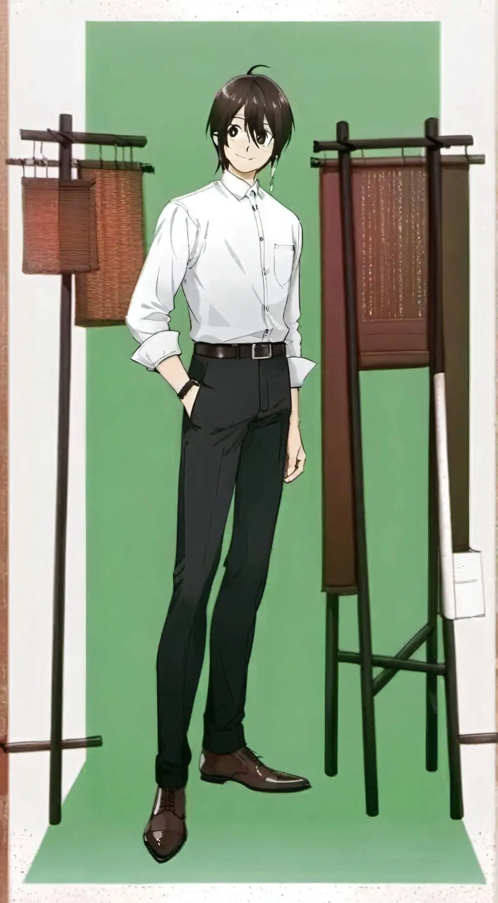 ai character: abe Haruaki background