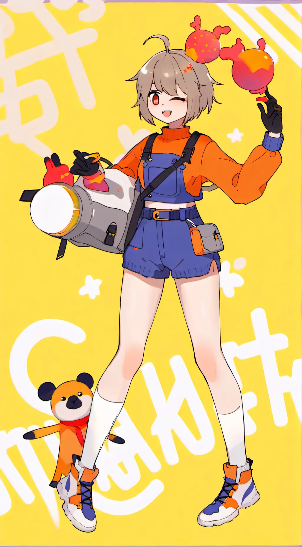 ai character: yo  background