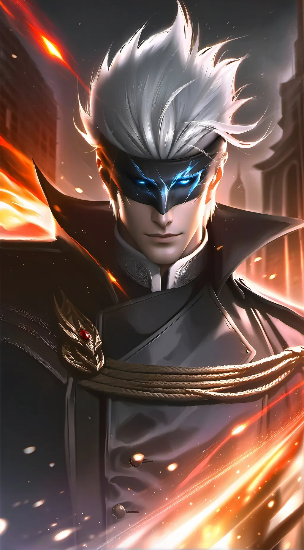 ai character: Satoru Gojo background