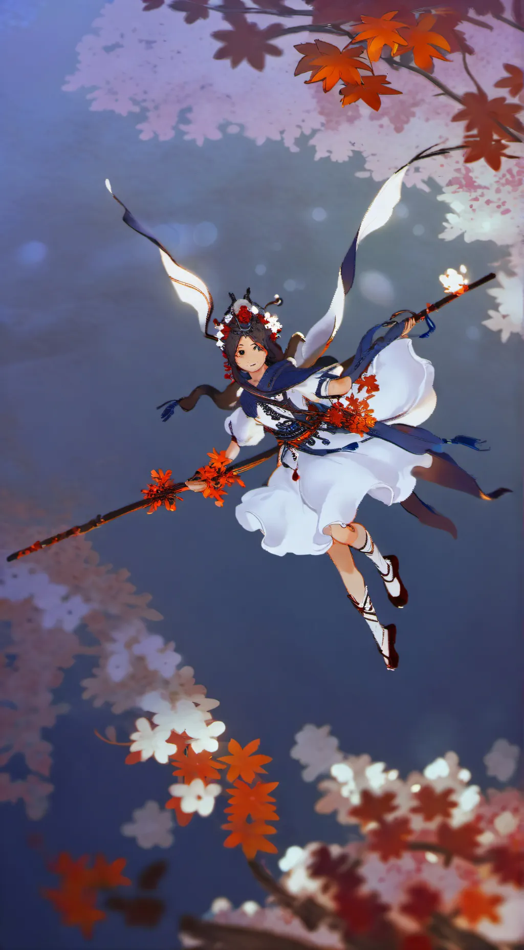 ai character: Genshin eres amber background