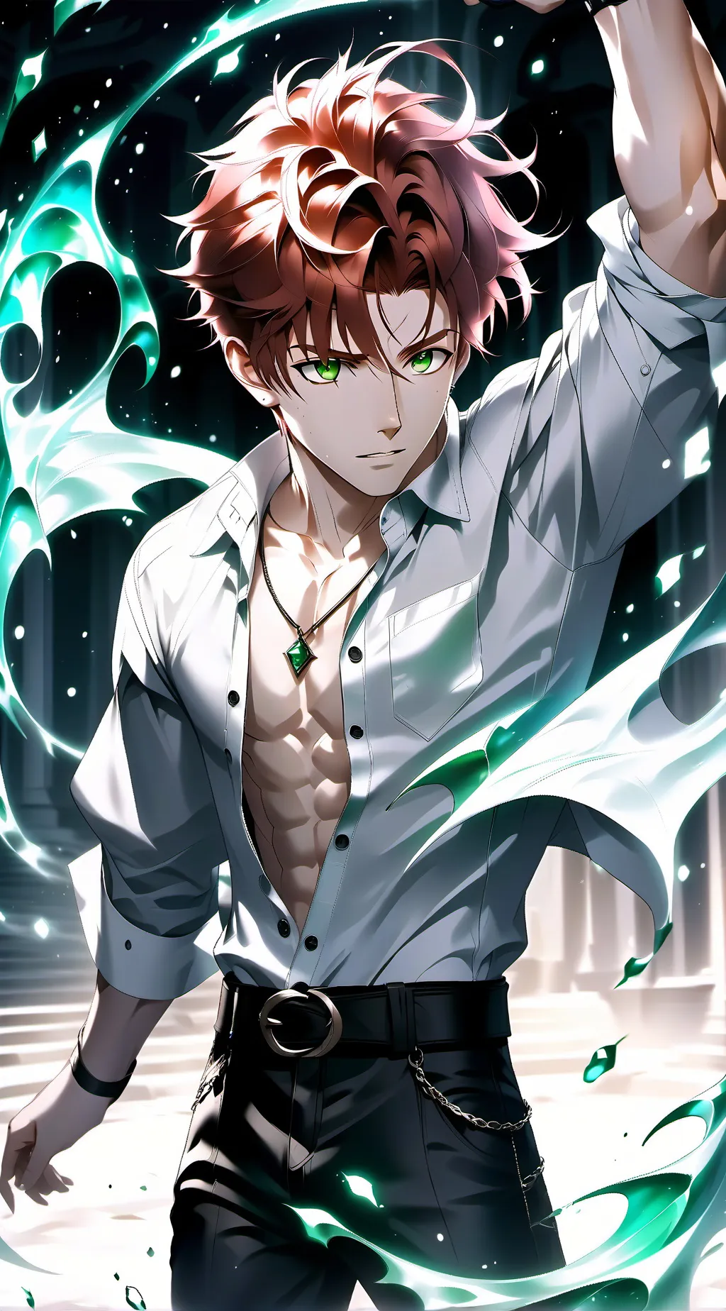 ai character: 🔥🧜🎧Ethan🎧🧜🔥 background