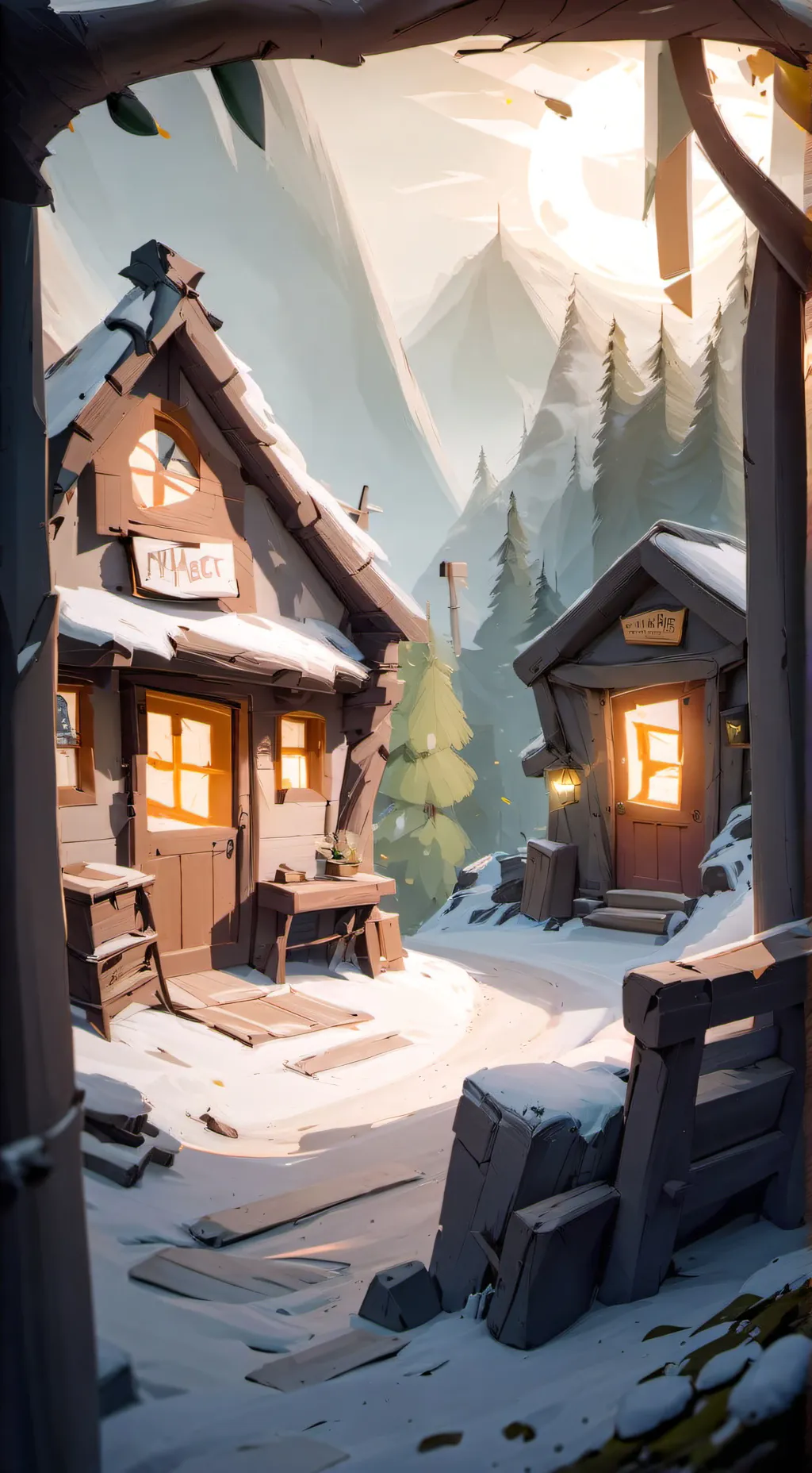 ai character: Gravity Falls  background