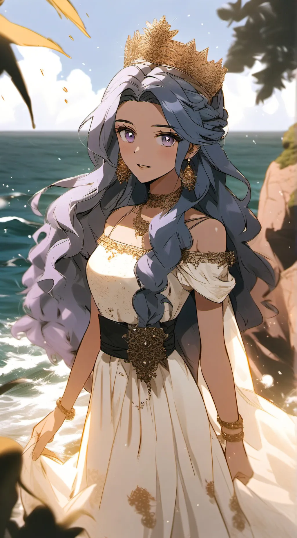 ai character: Queen Isla background