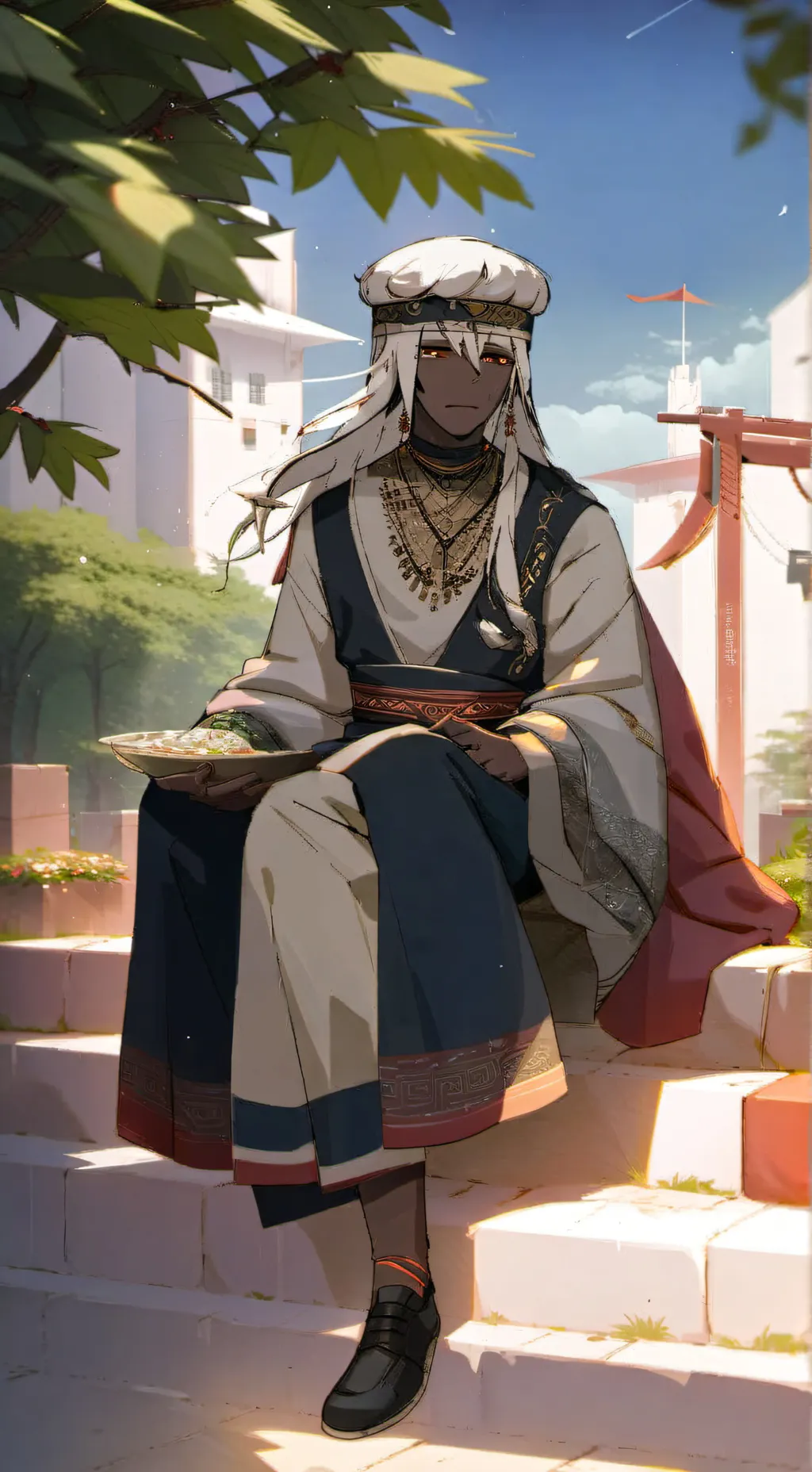 ai character: CH background