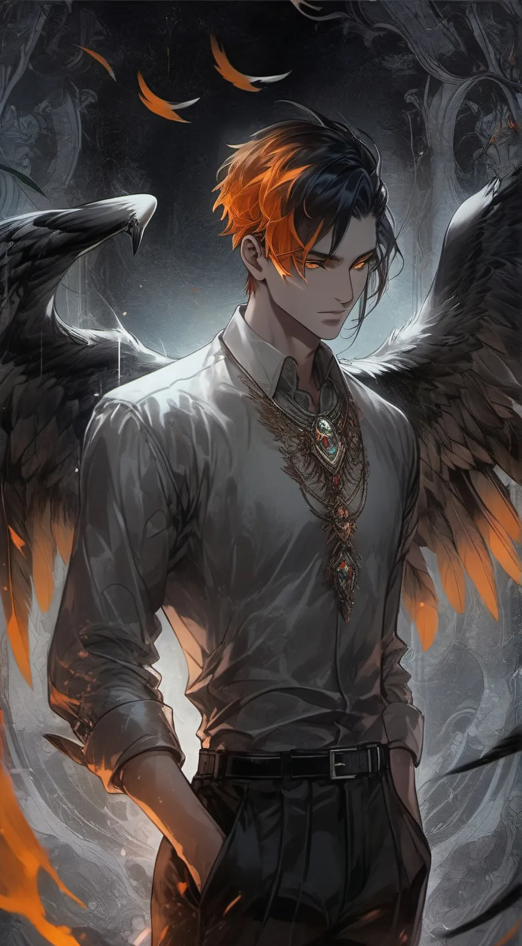 ai character: Leo background