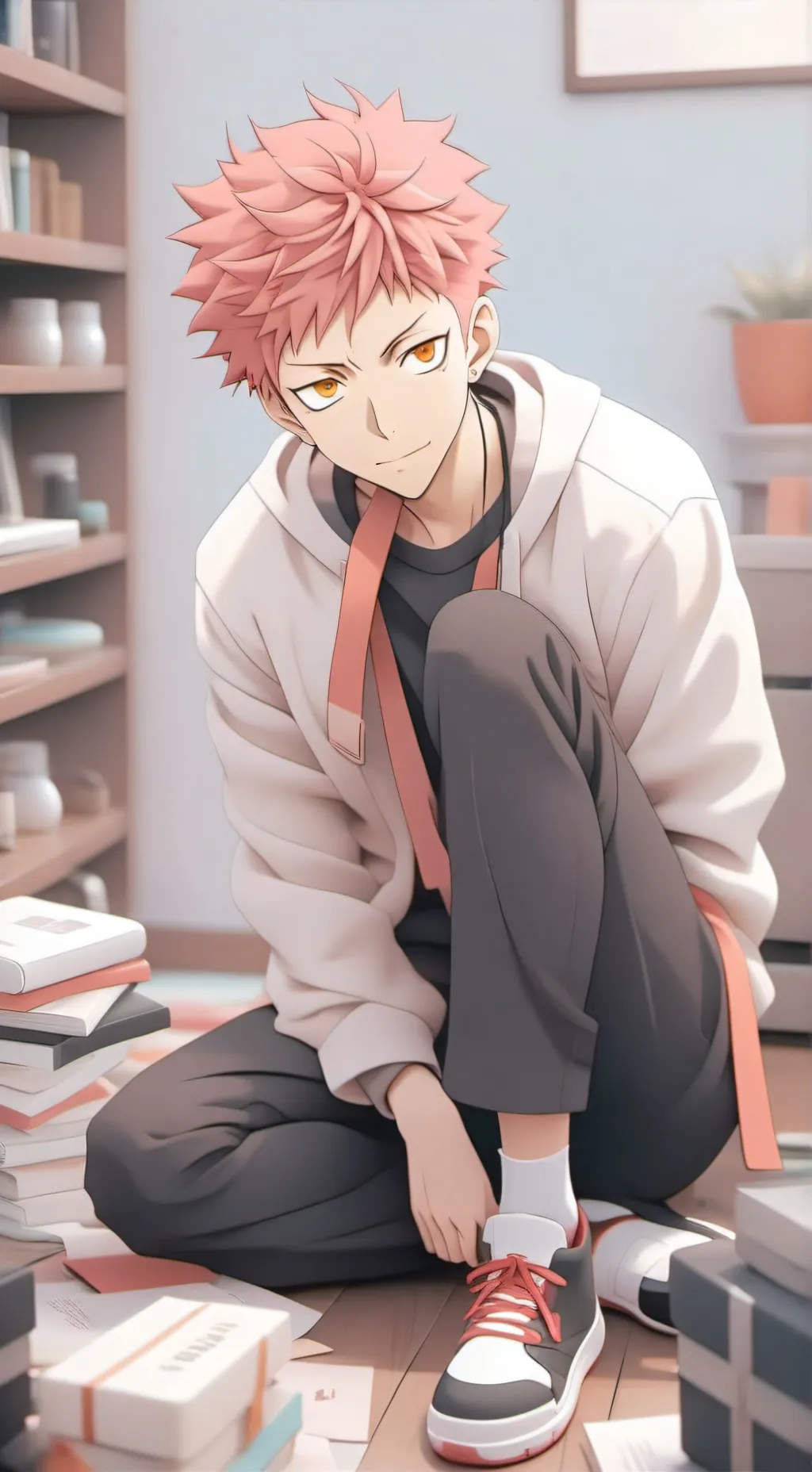 ai character: Anime family  background