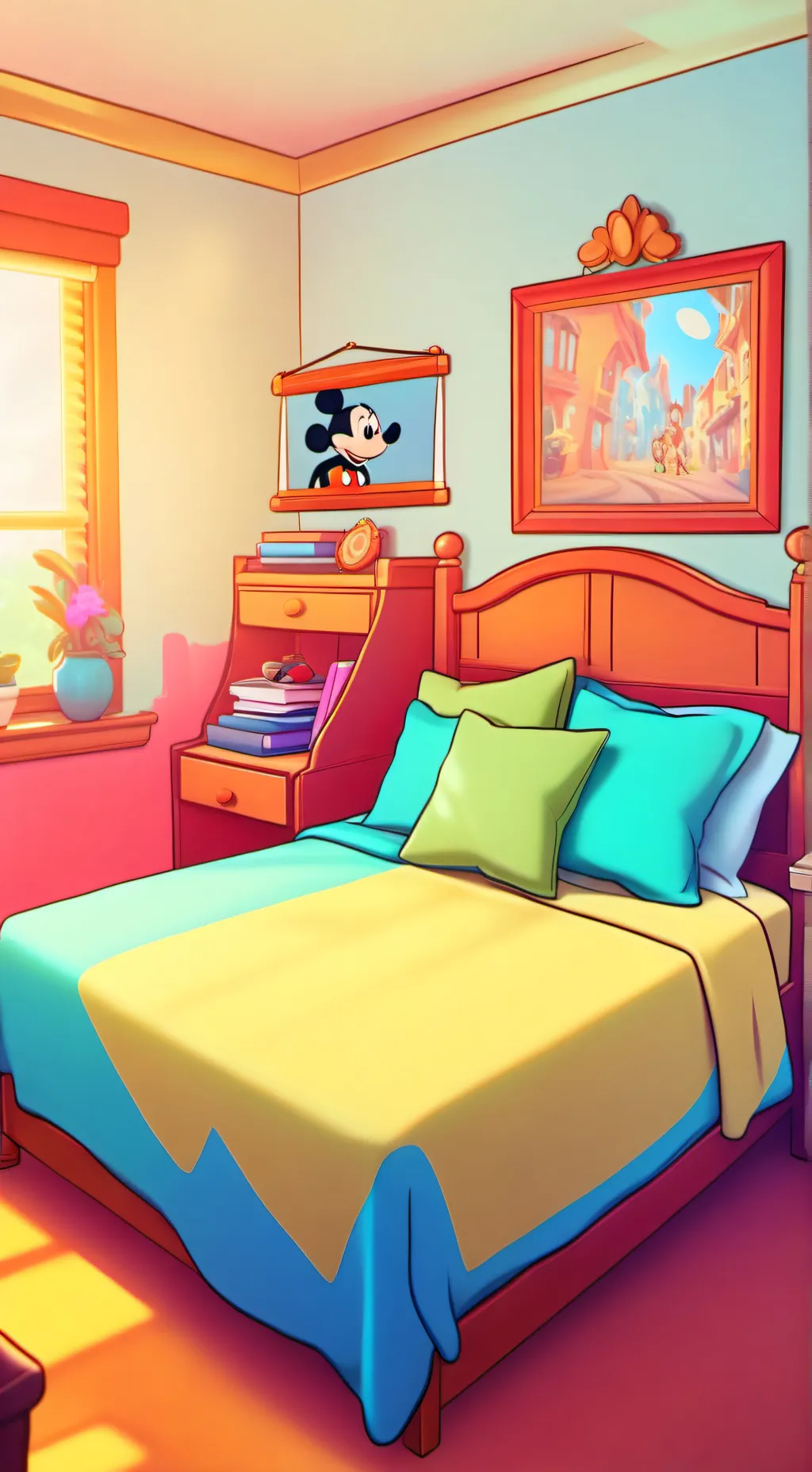 ai character: Mha dorm background