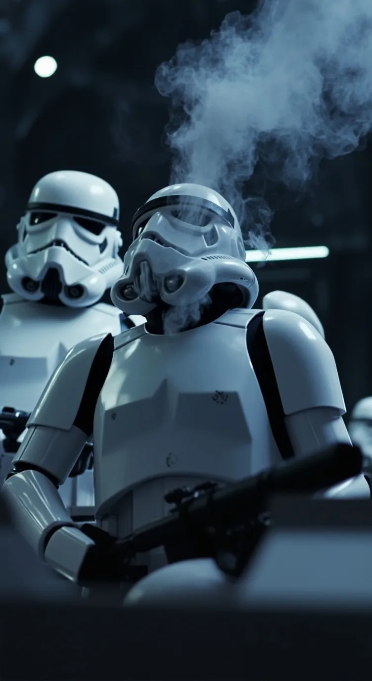ai character:  storm troopers background