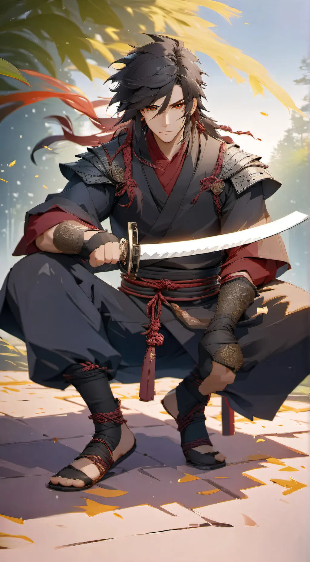 ai character: Hanzo background