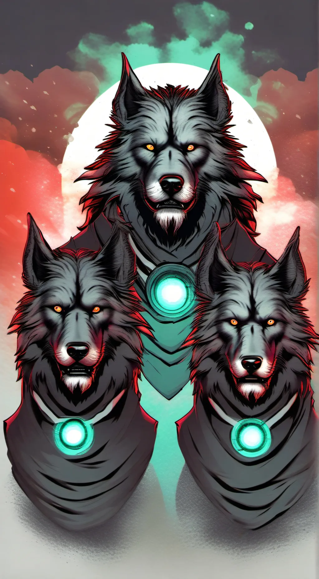 ai character: Rocky the Cerberus background
