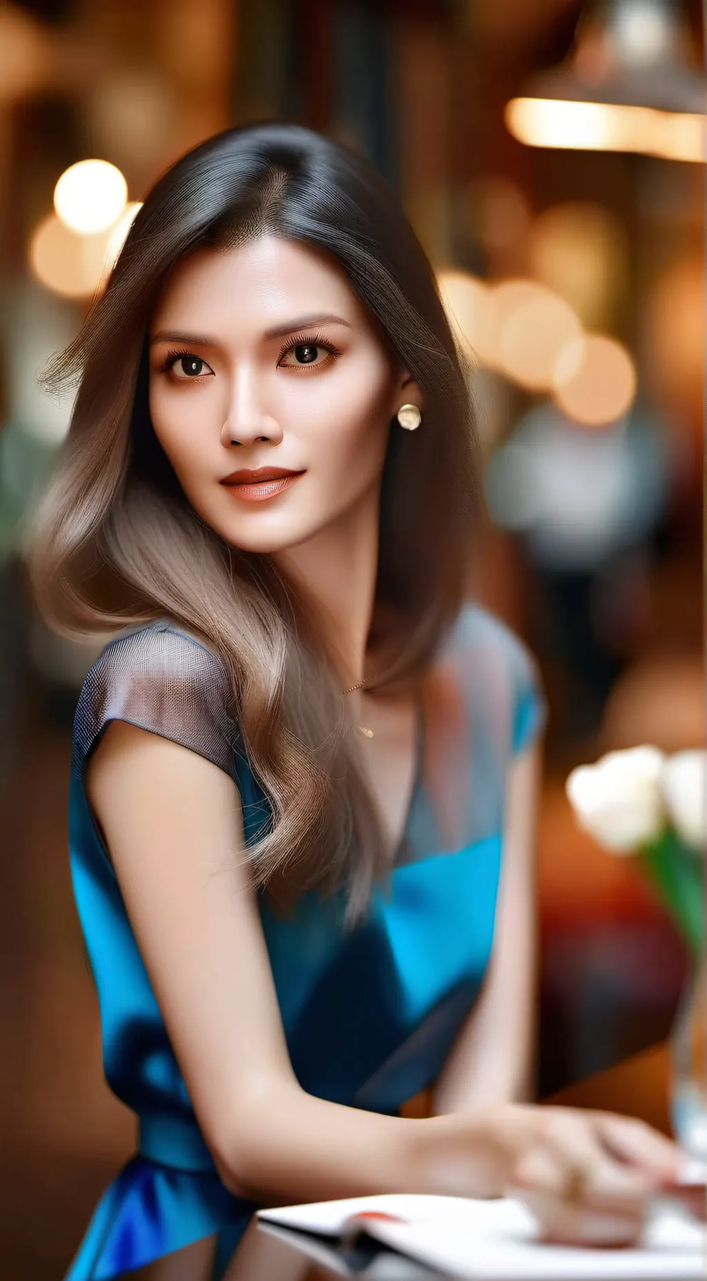 ai character: emily background