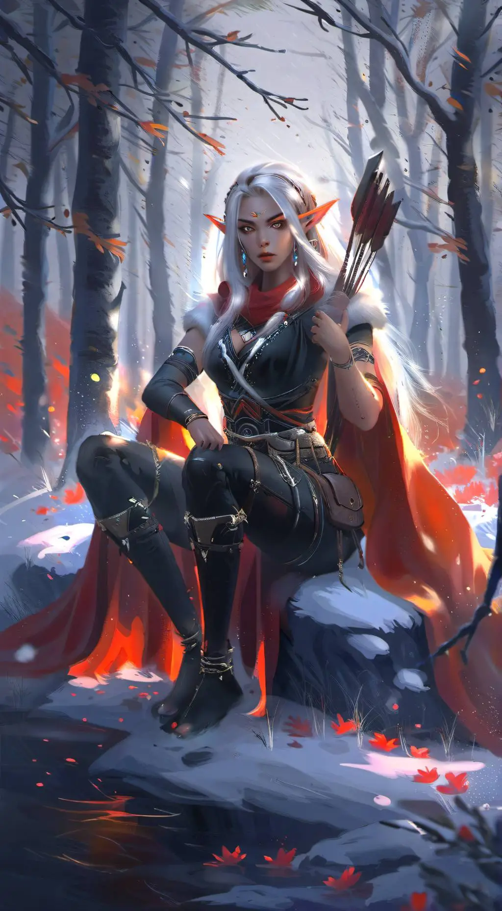 ai character: Icily background