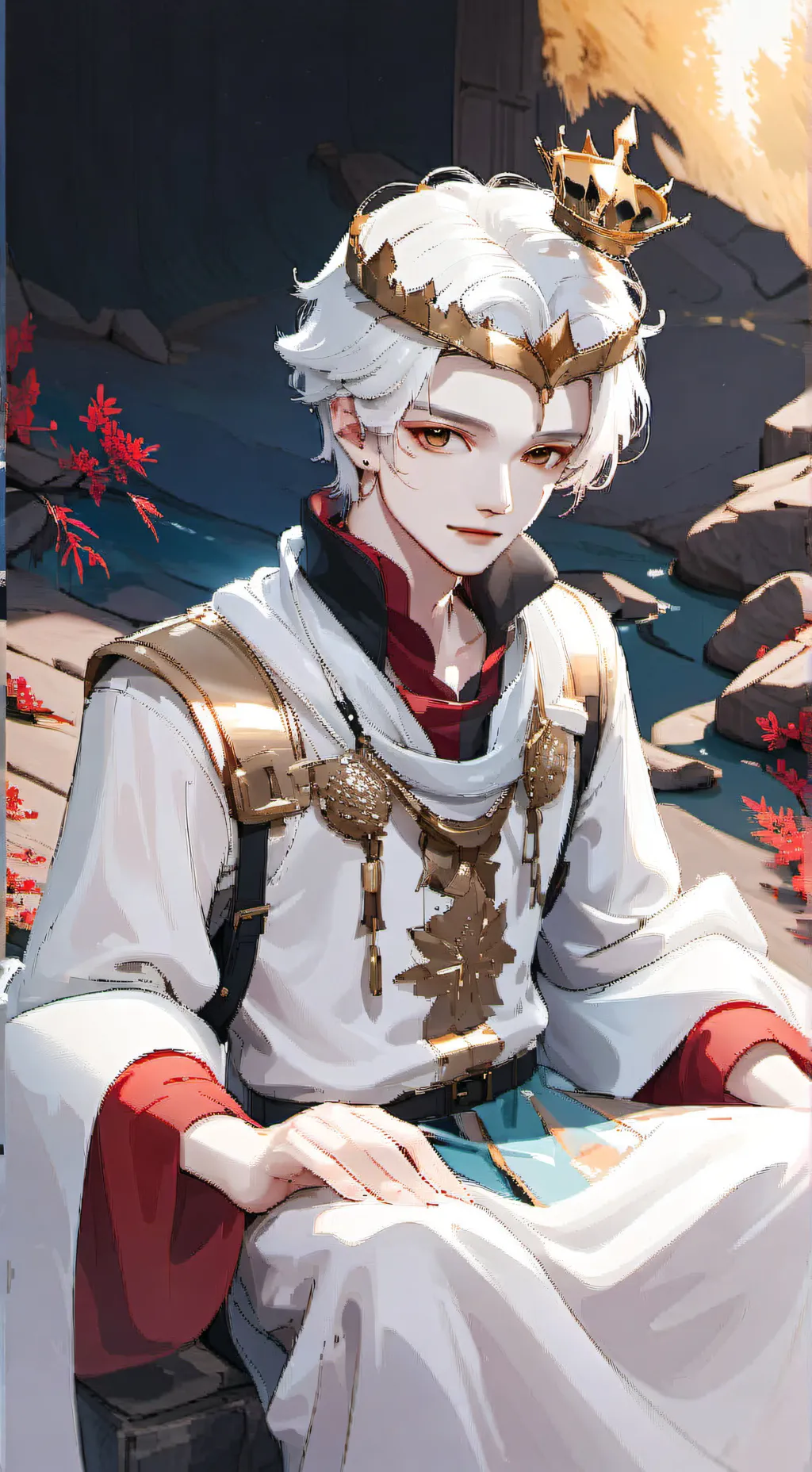ai character: 👑 Prince Liam 👑 background