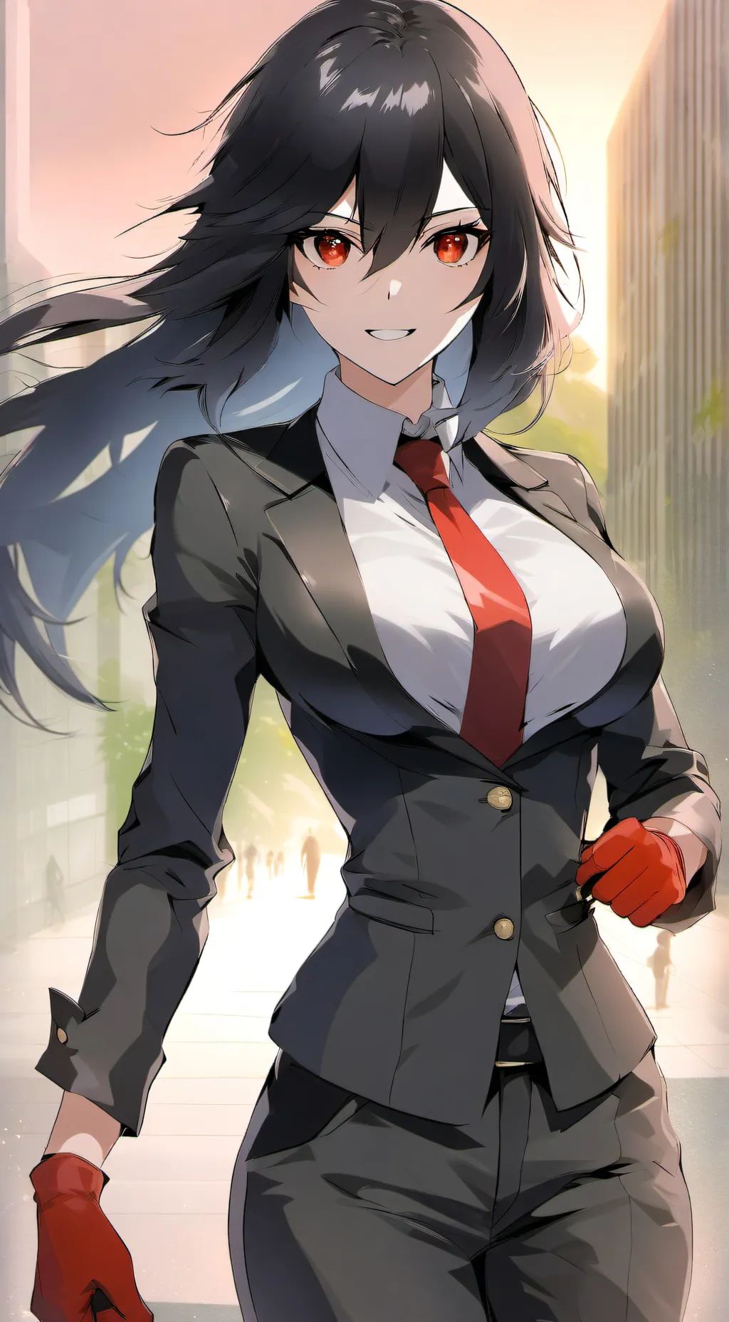 ai character: Emiko Shindo  background