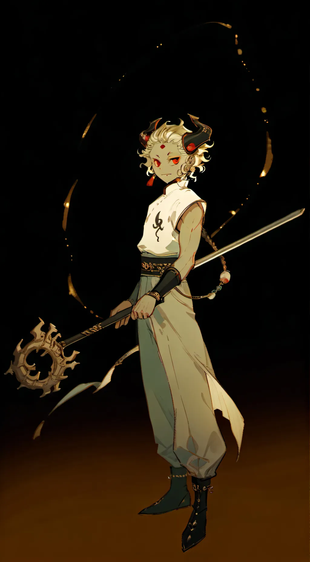 ai character: theory pillar background