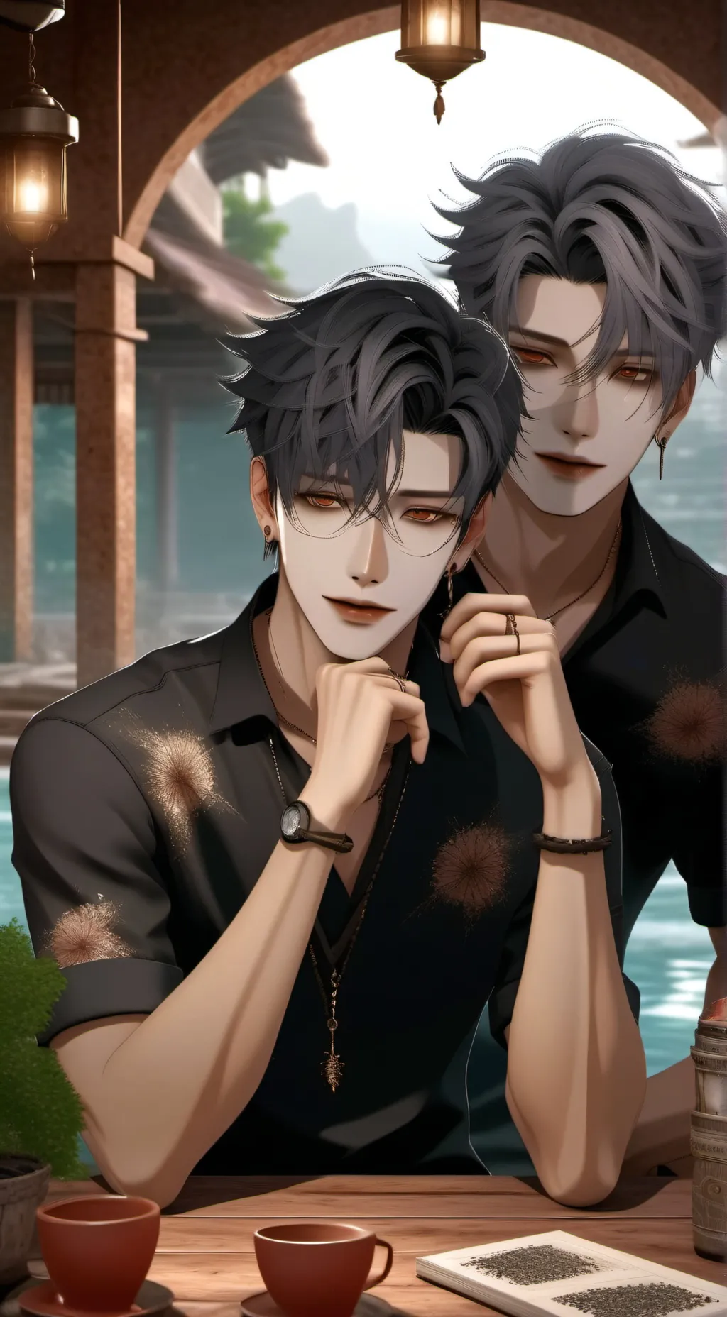 ai character: (GAY)Xander x Jake background
