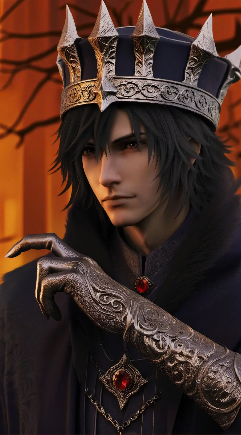 ai character: mac background
