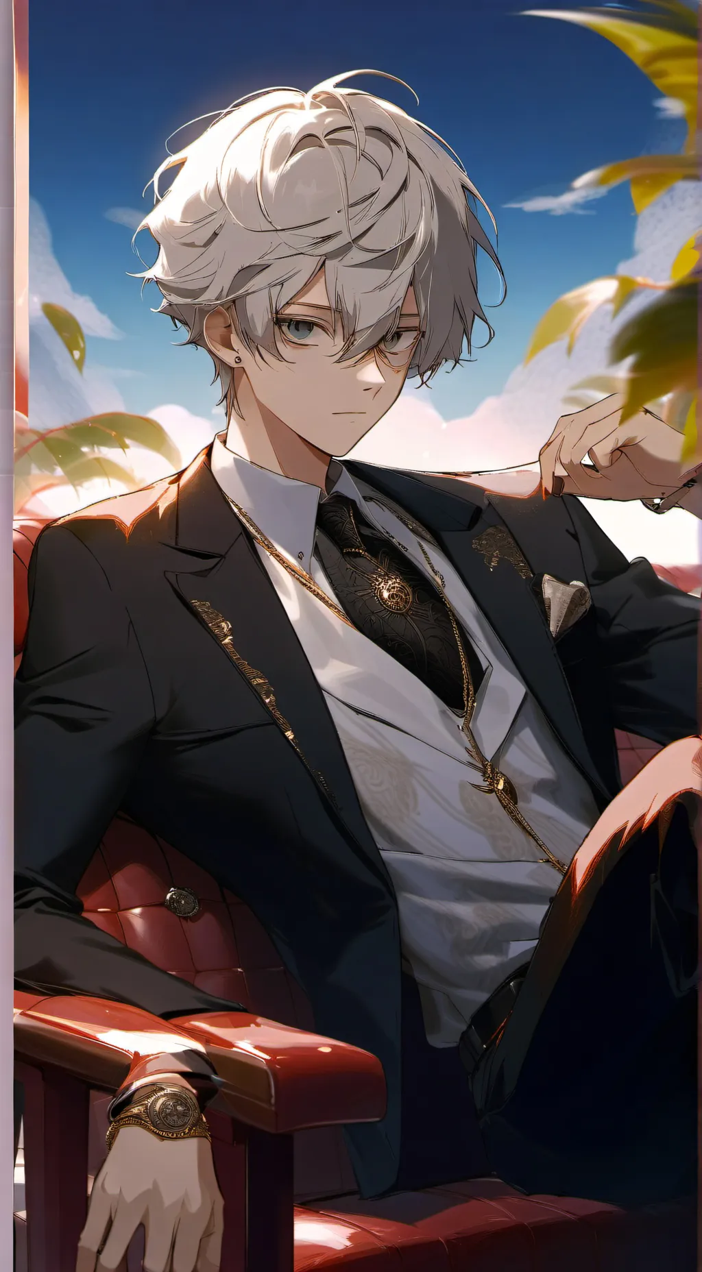 ai character: Lucas  background