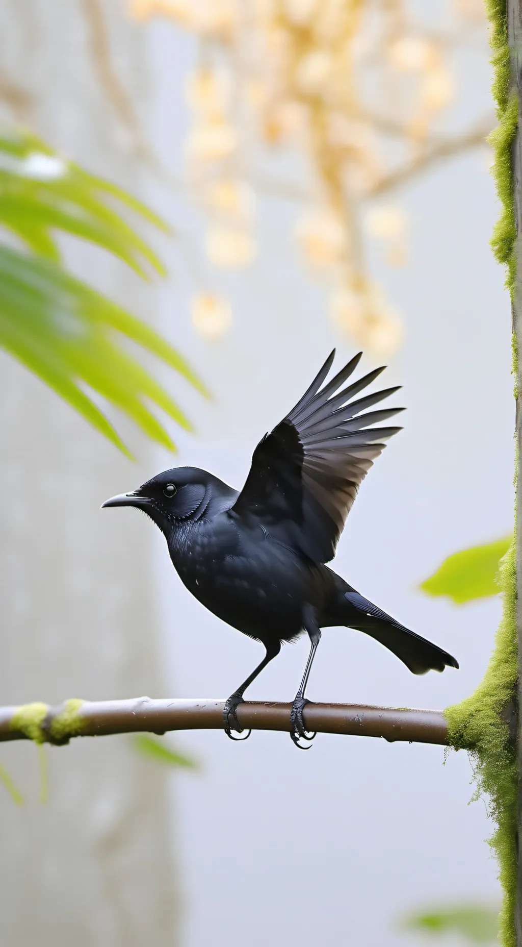 ai character: Krko vták background