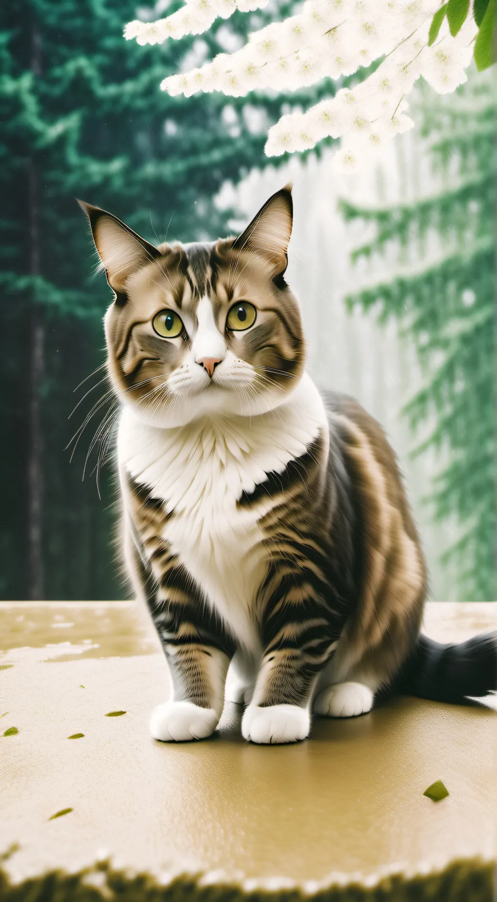 ai character: all the emoji cats background