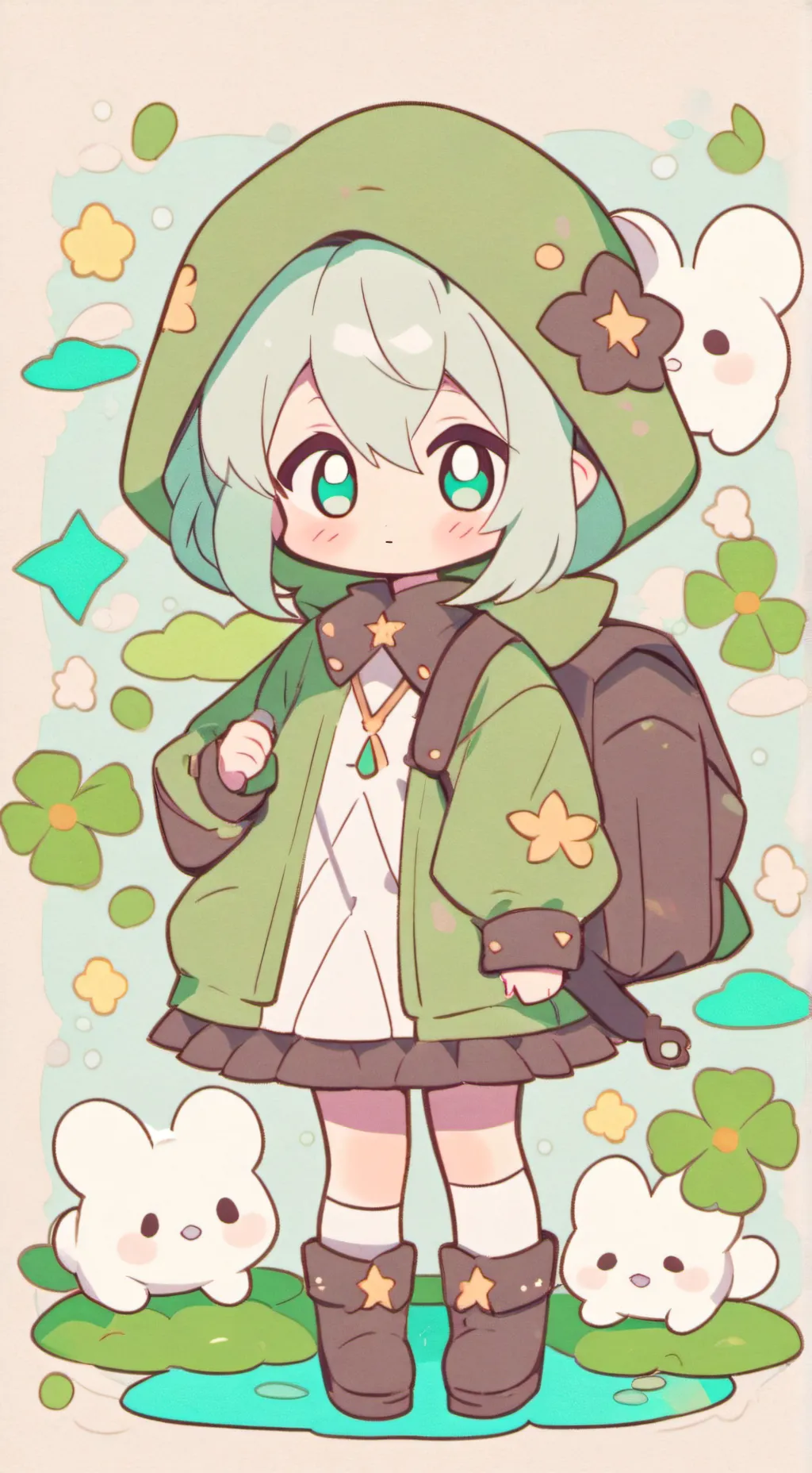 ai character: Спраут background