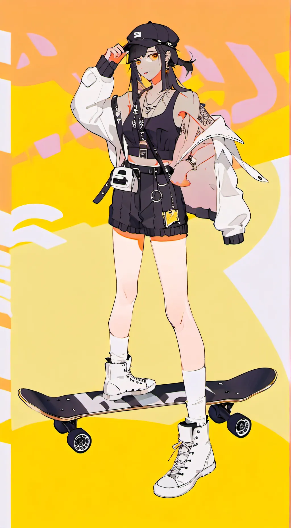 ai character: aleah ash background