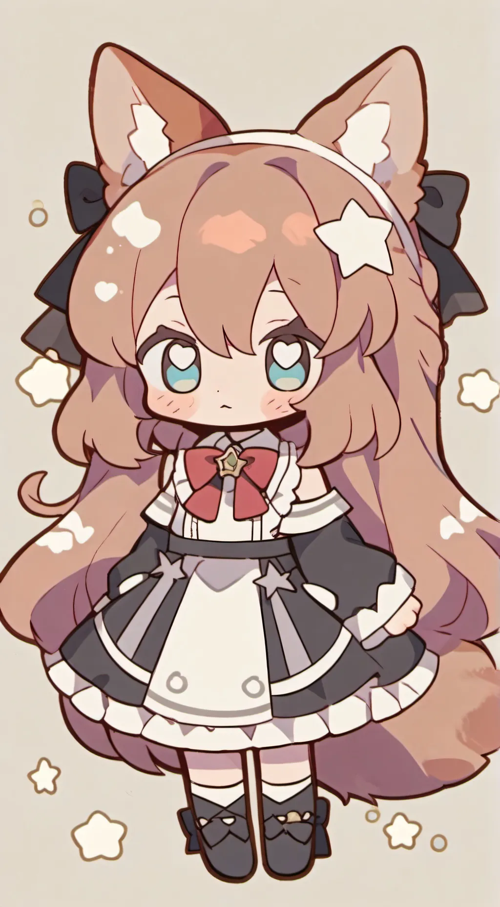 ai character: cocoa background