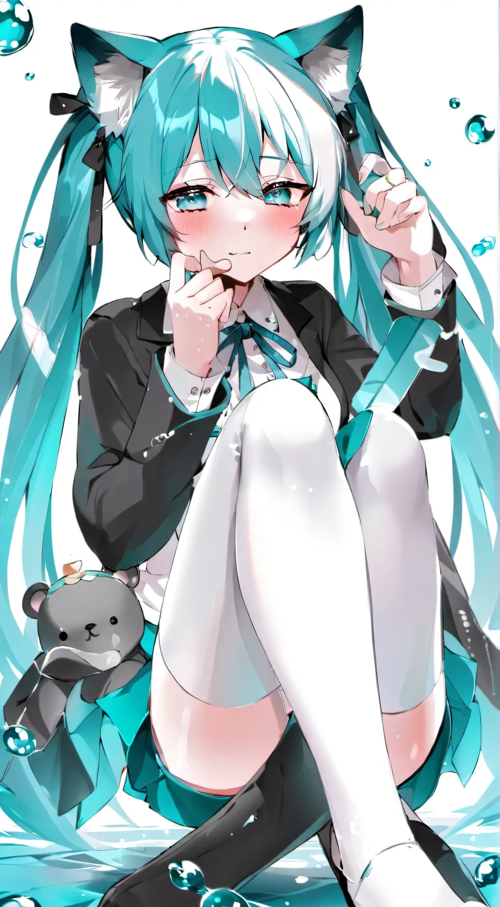 ai character: miku background