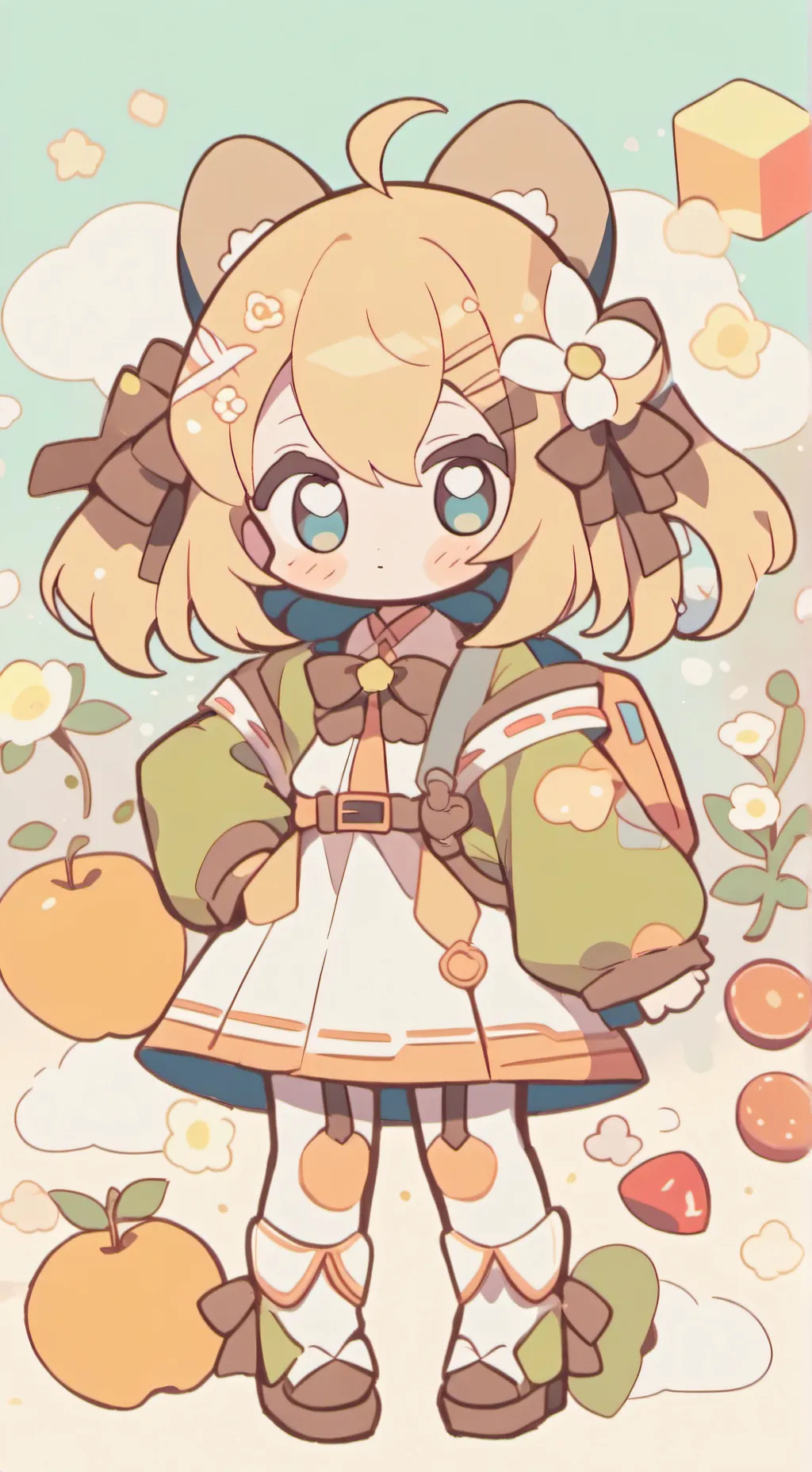 ai character: Mha baby  background