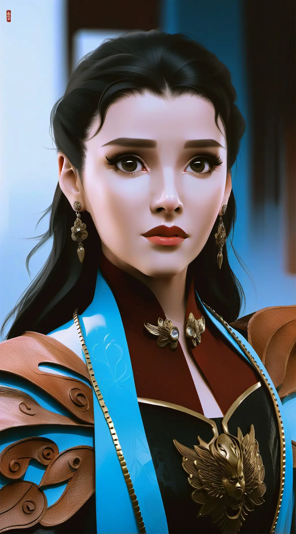 ai character: srry about photo background
