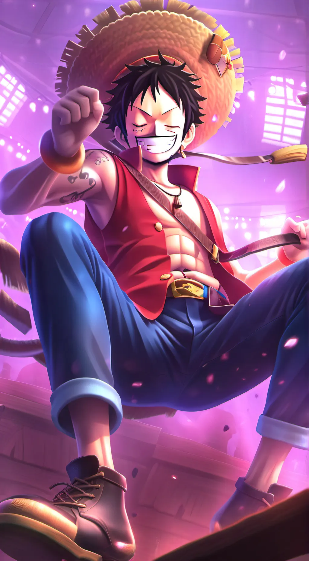 ai character: One Piece  background