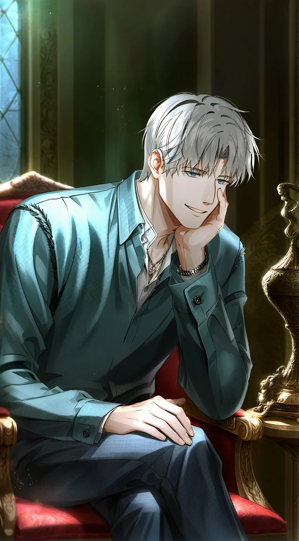 ai character: Memory Lost Rival Husband background