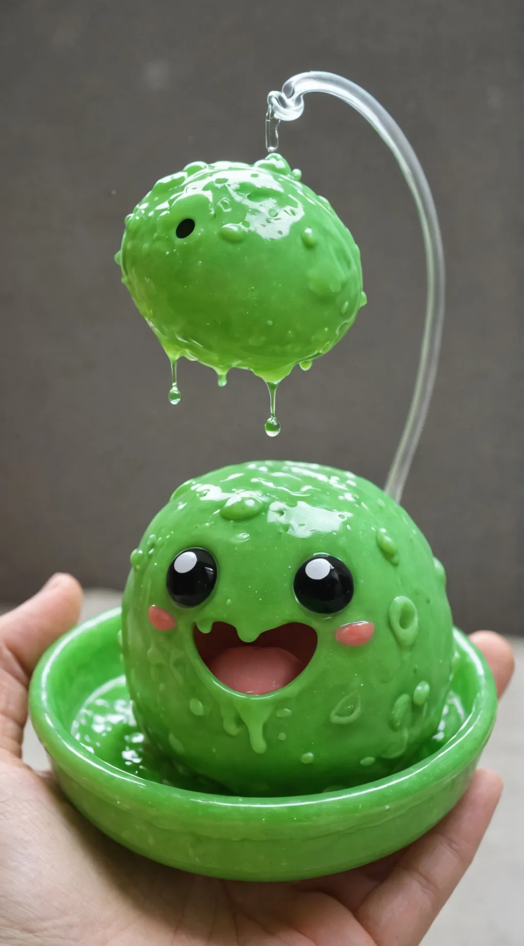 ai character: Ur slime pet background