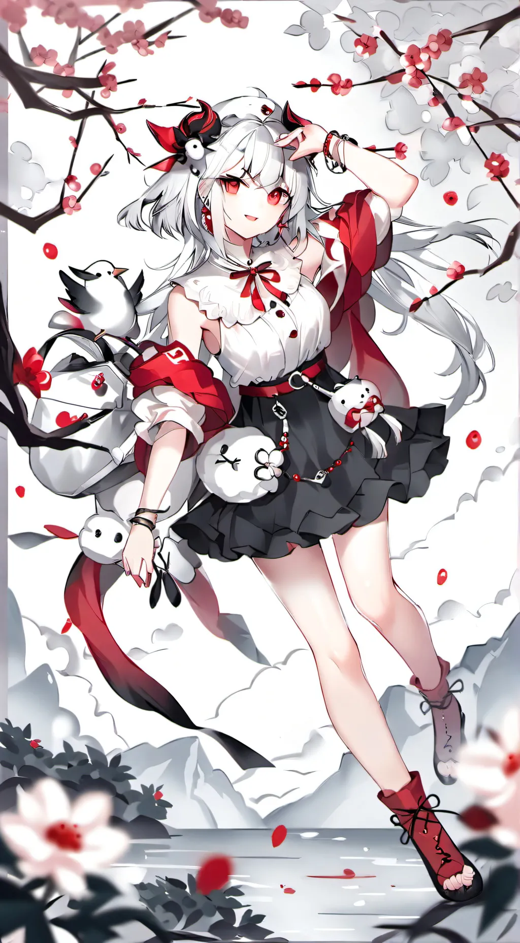ai character: love background