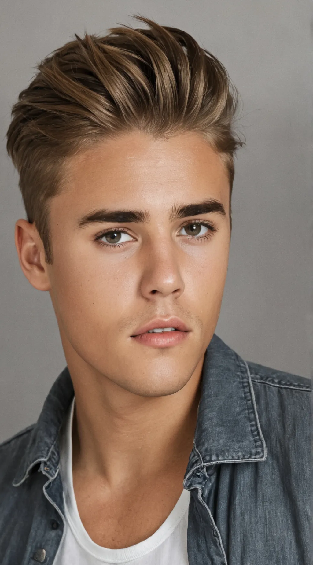 ai character: Justin Bieber ￼ background