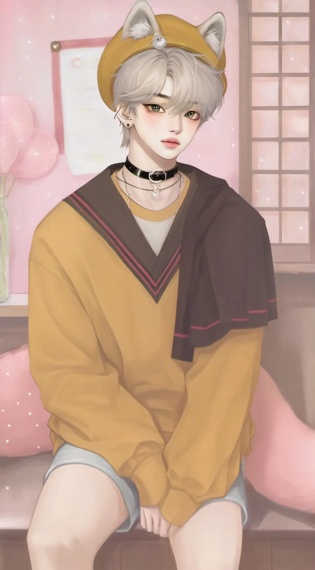 ai character: Minjun Kwan background