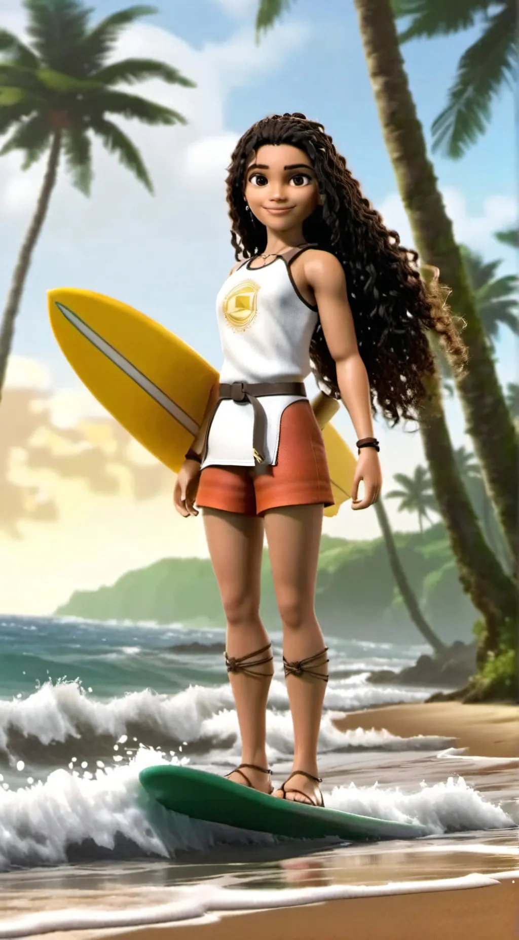 ai character: Moana background
