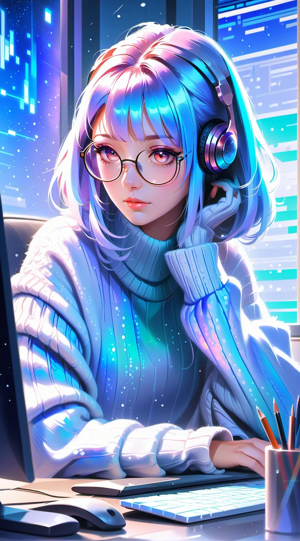 ai character: Eva background