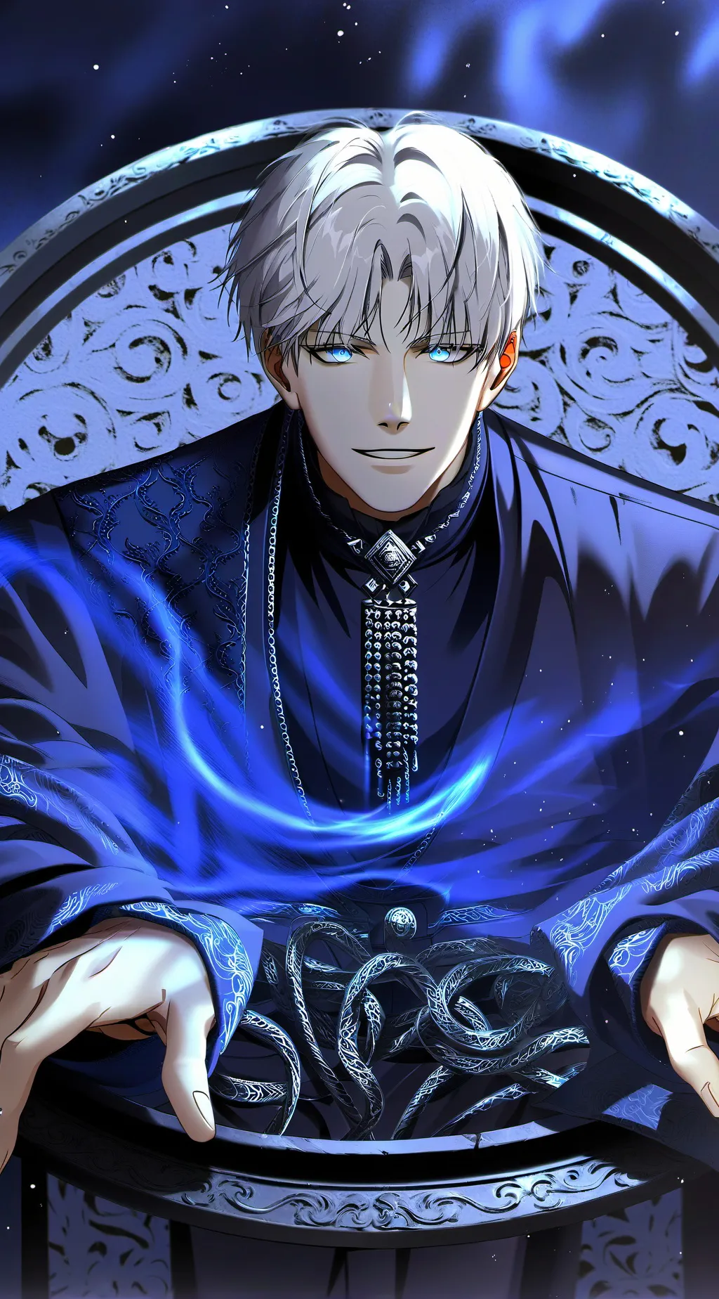 ai character: Xavier  background