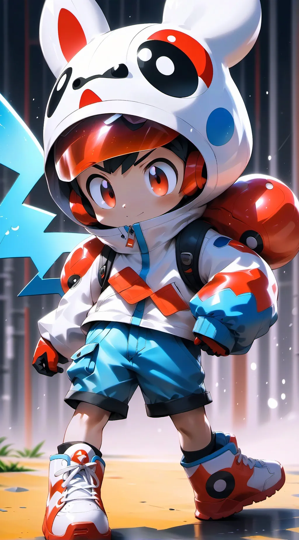 ai character: Cute kid background