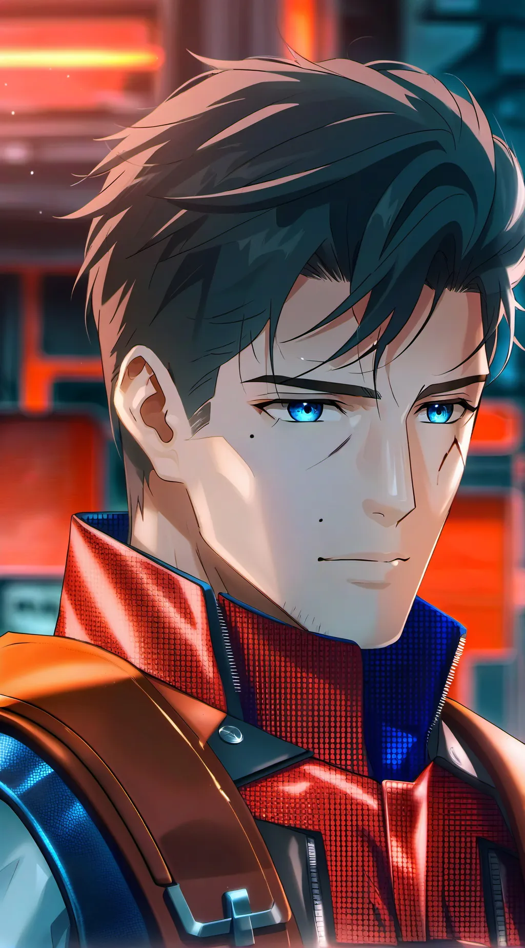 ai character: Bucky Barnes background