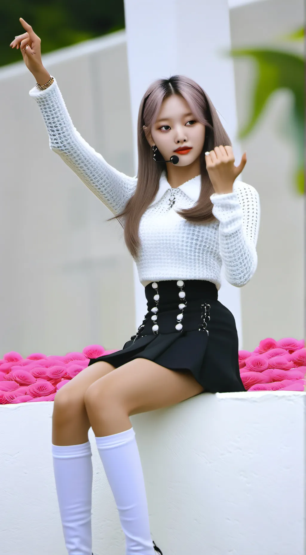 ai character: Rose background