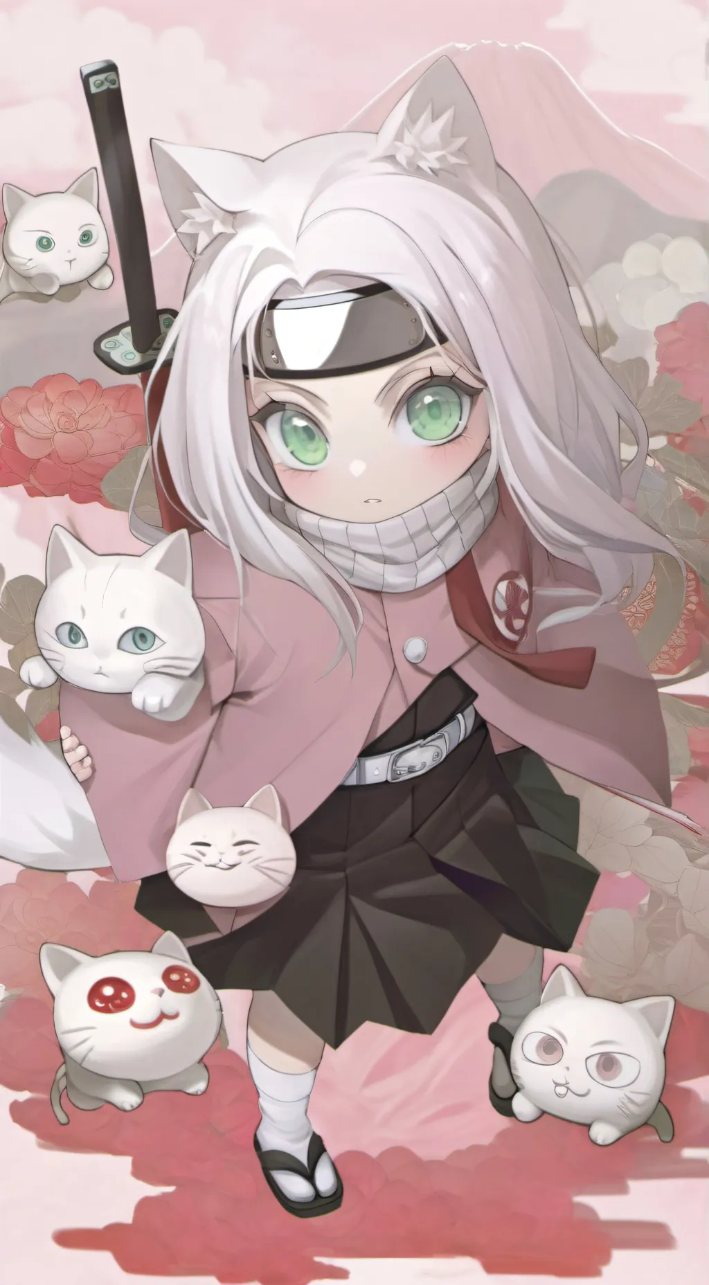 ai character: 💧makomo💧 background