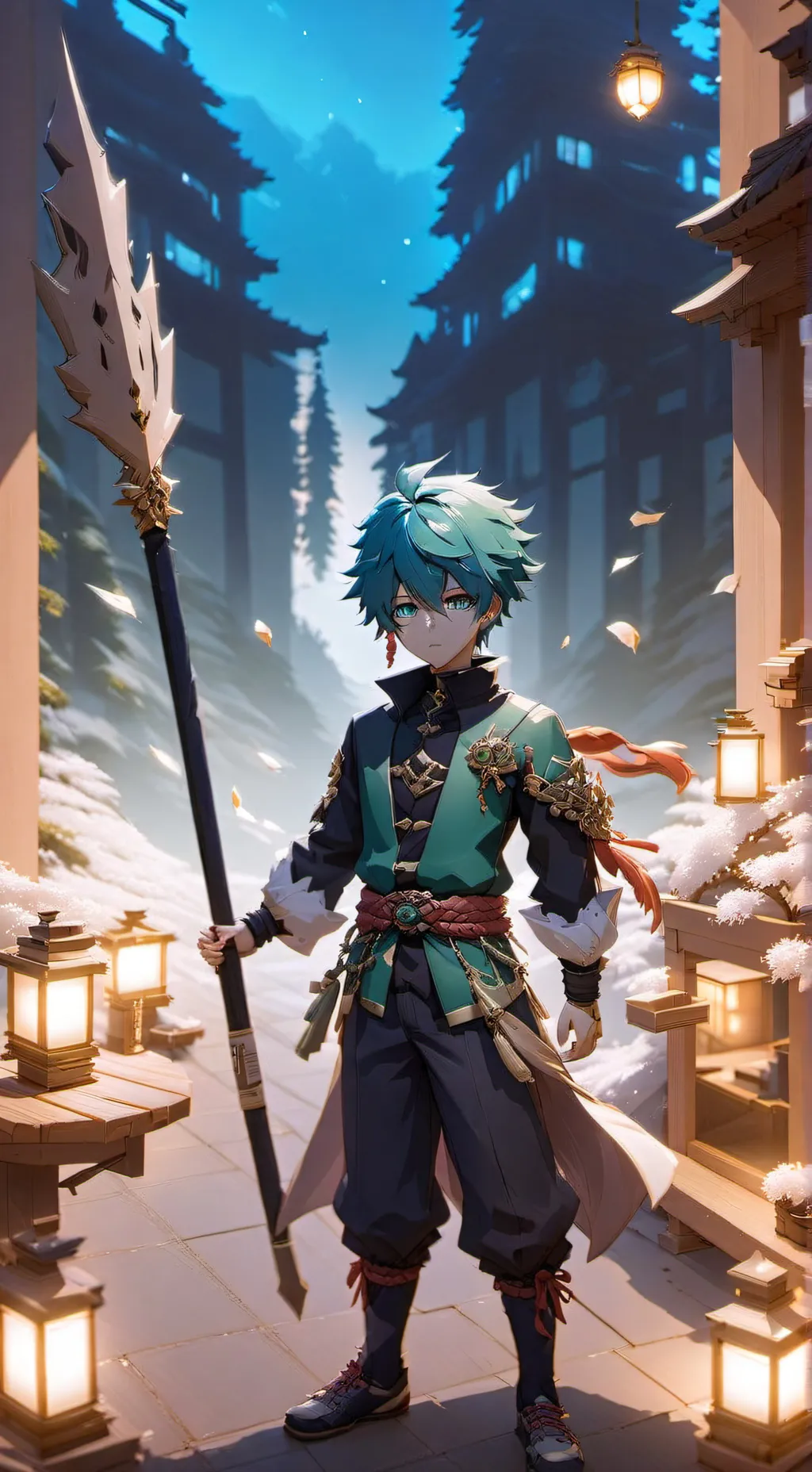 ai character: Xiao  background