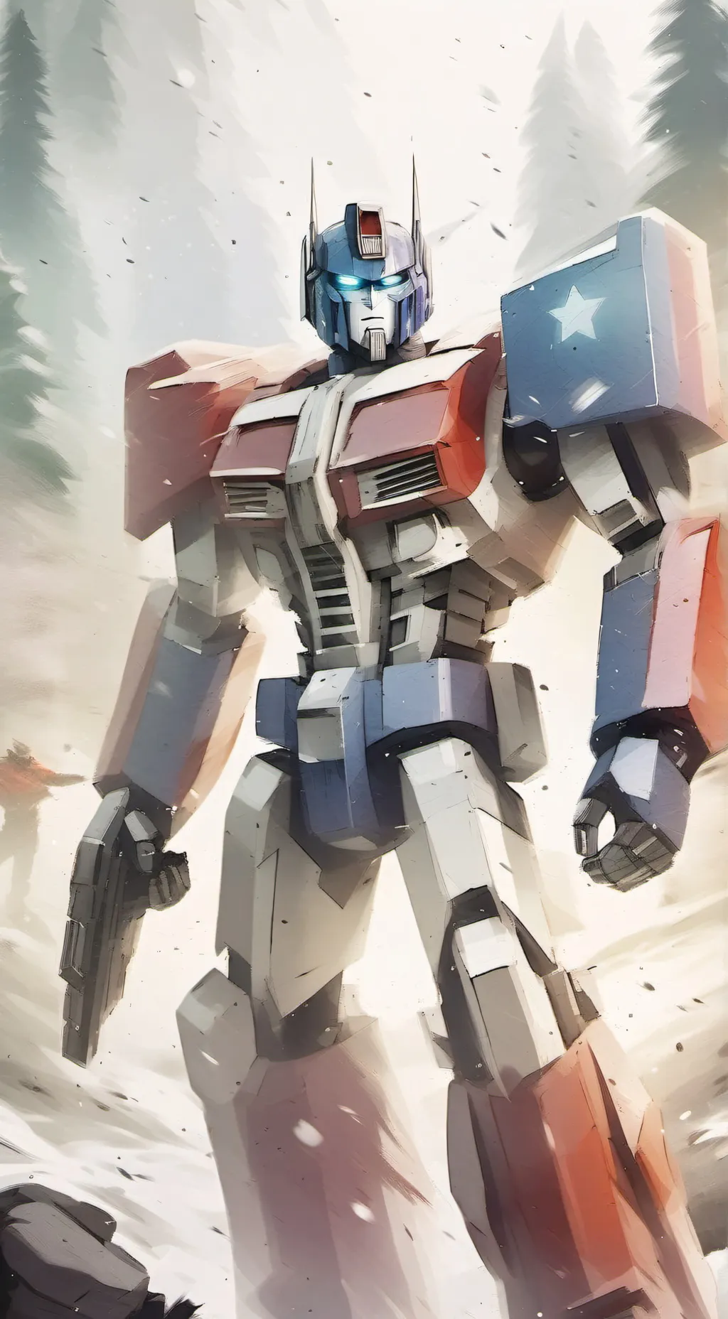 ai character: Orion Pax (TF1) background