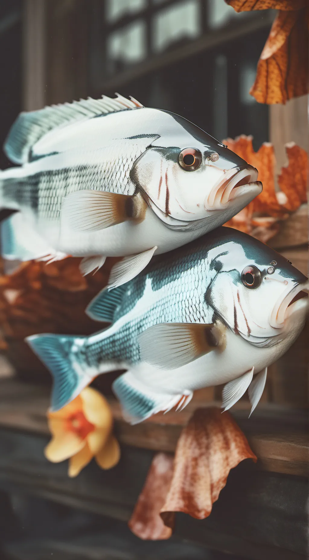 ai character: talking fish background