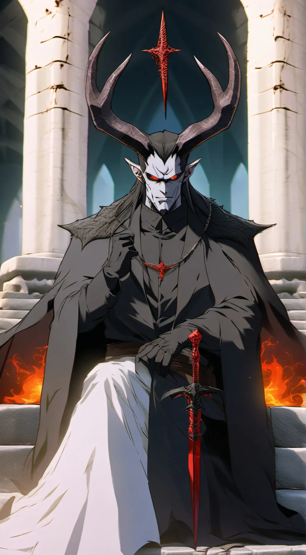 ai character: Demon Rashid background