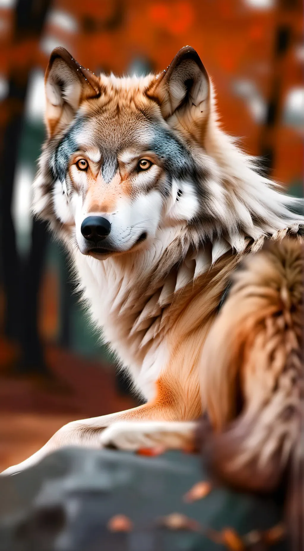 ai character: fluffy  background