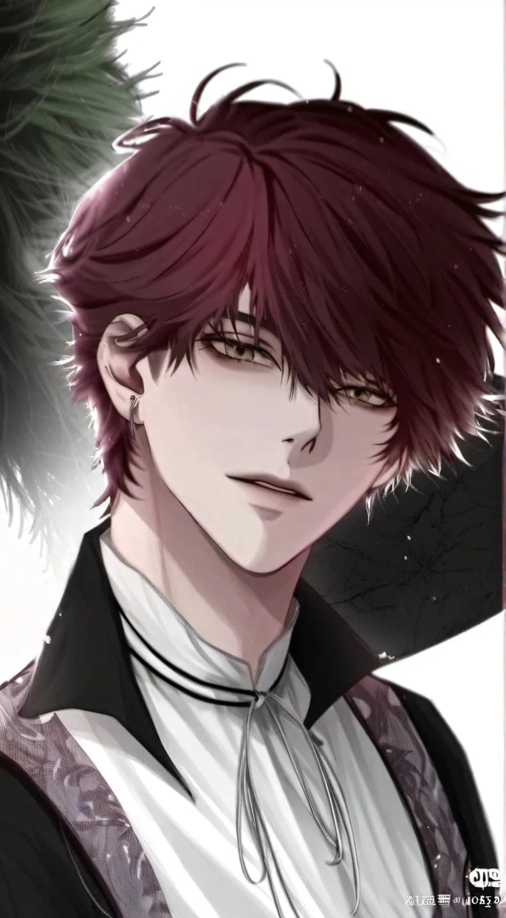 ai character: 🖤🩶🤍 Andrew 🤍🩶🖤 background